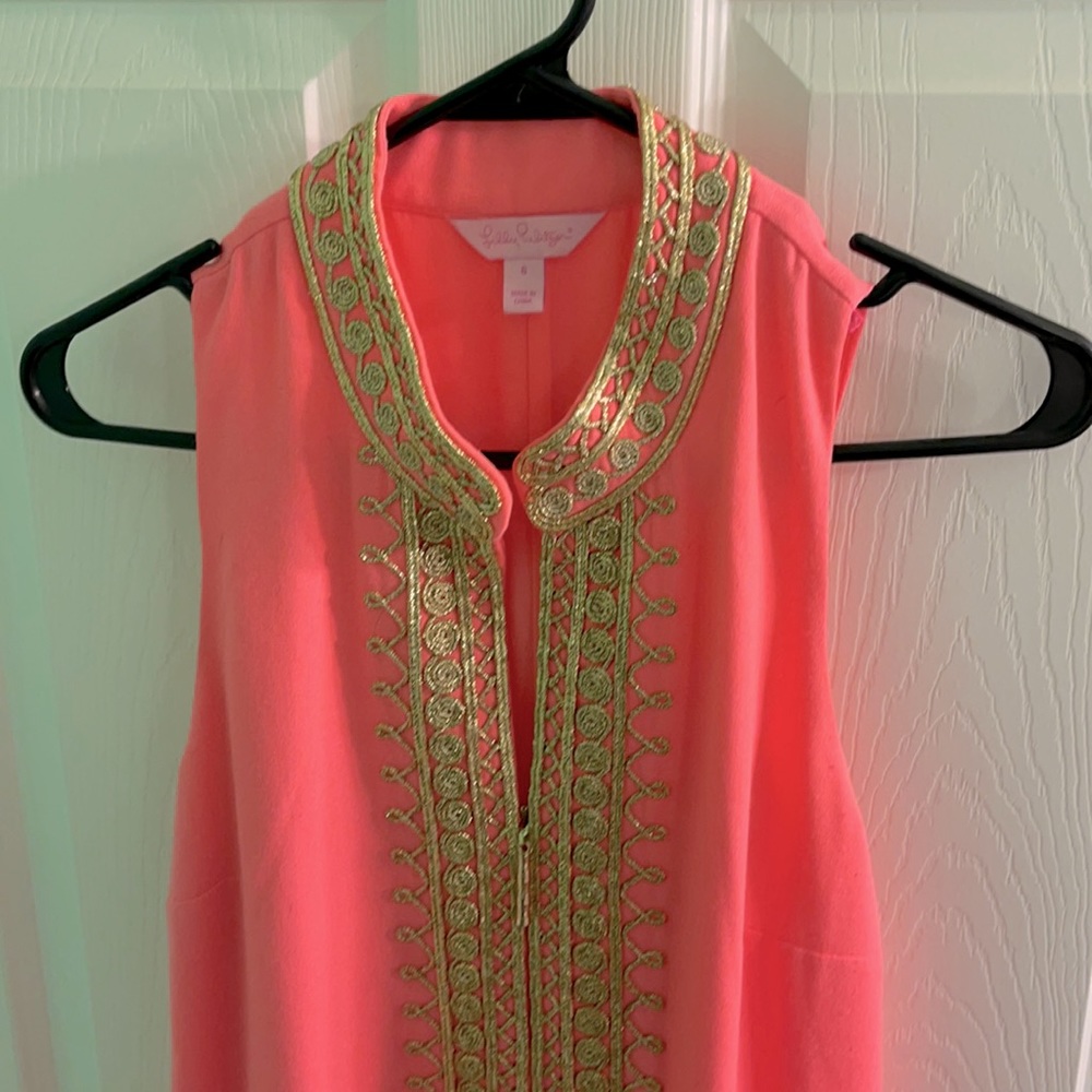Size 6 Lilly Pulitzer Dress - Coral